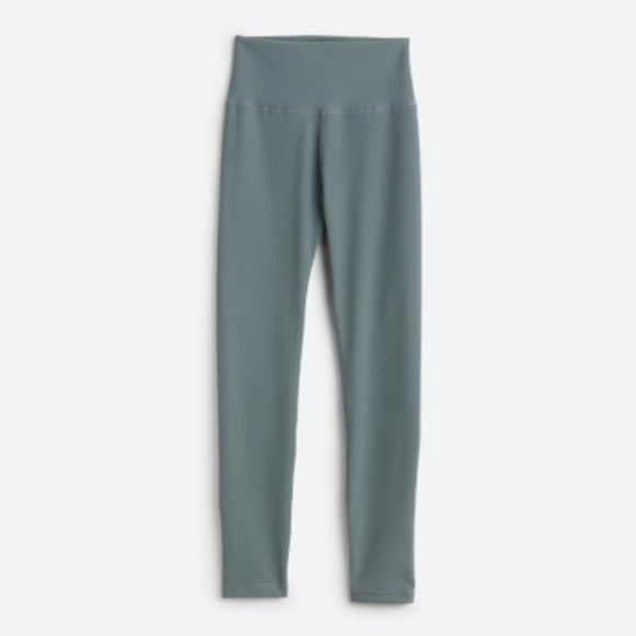 ALL FENIX Pants - NWOT ALL FENIX Anita Ribbed Core 7/8 Performance Legging sz S in Grey